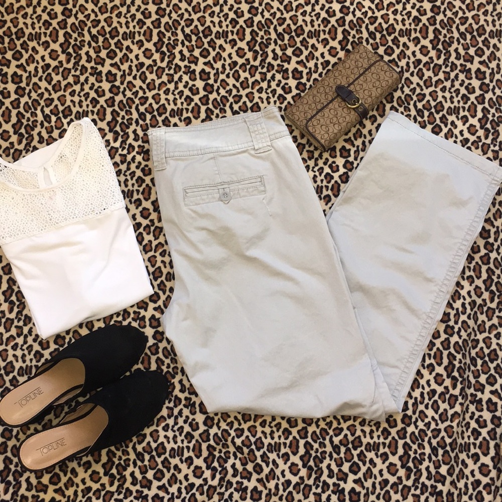 KHAKI TROUSERS